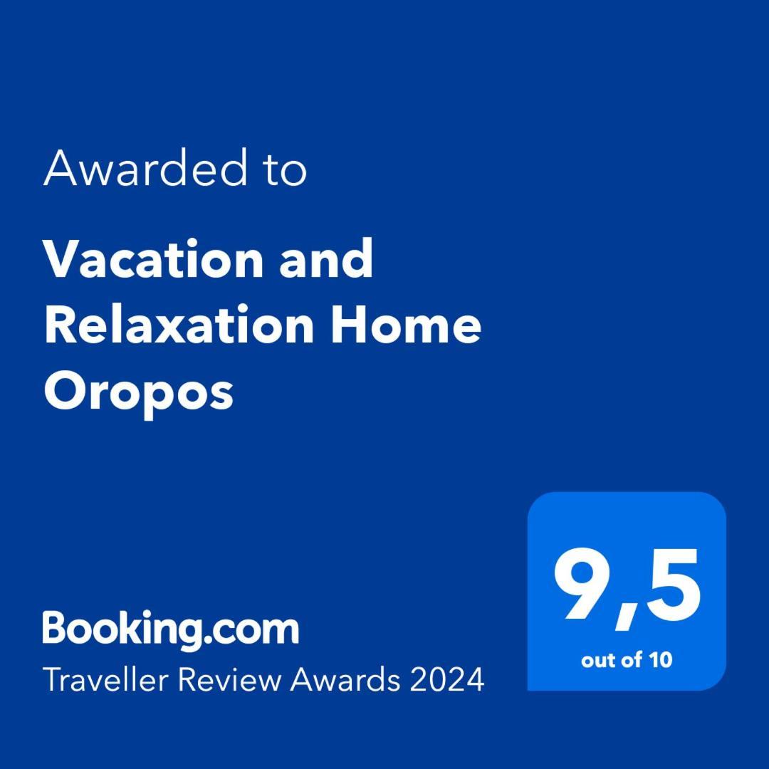 Vacation And Relaxation Home Oropos Nea Palatia Esterno foto